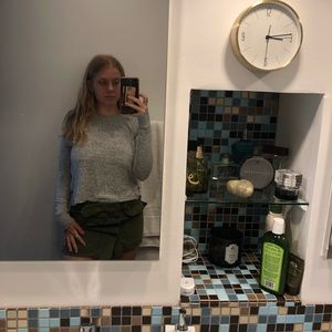 Light Grey A&F Long Sleeve Top